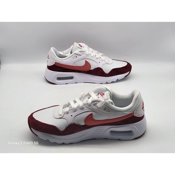 Nike Air Max‎ SC Womens Size 6 White Black Red Athletic Shoes FJ3242 100 - Picture 3 of 10